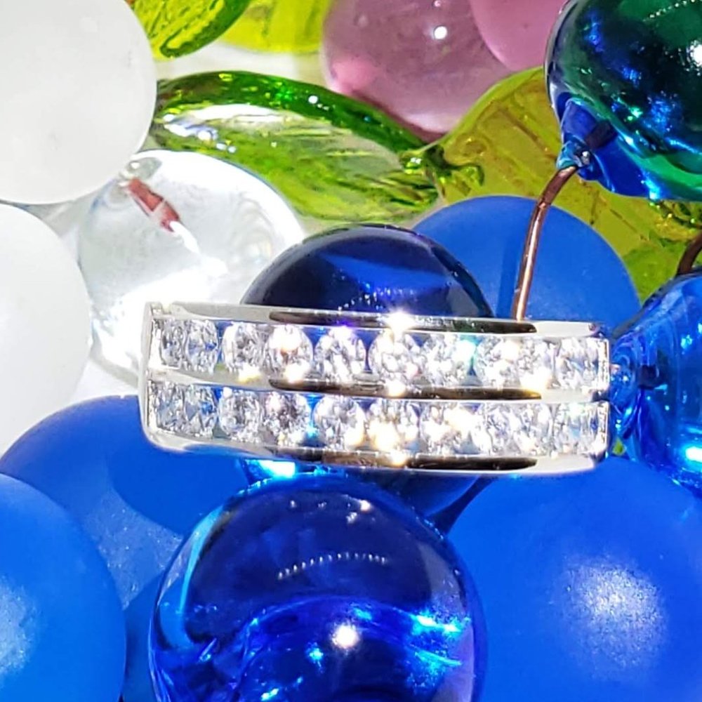 Sterling 925 & Cubic Zirconia Anniversary …